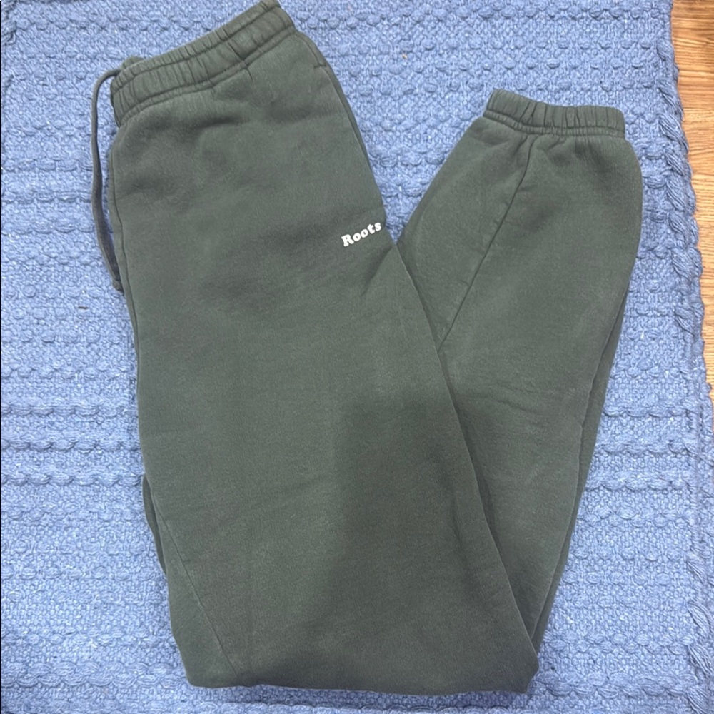 Roots Forest Green Joggers